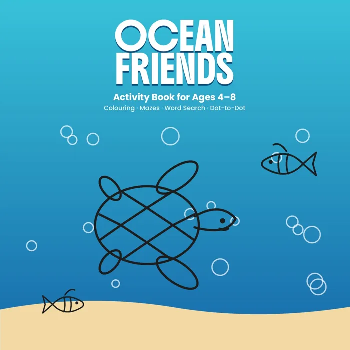 Ocean Friends Activity Book by Little Tide Press